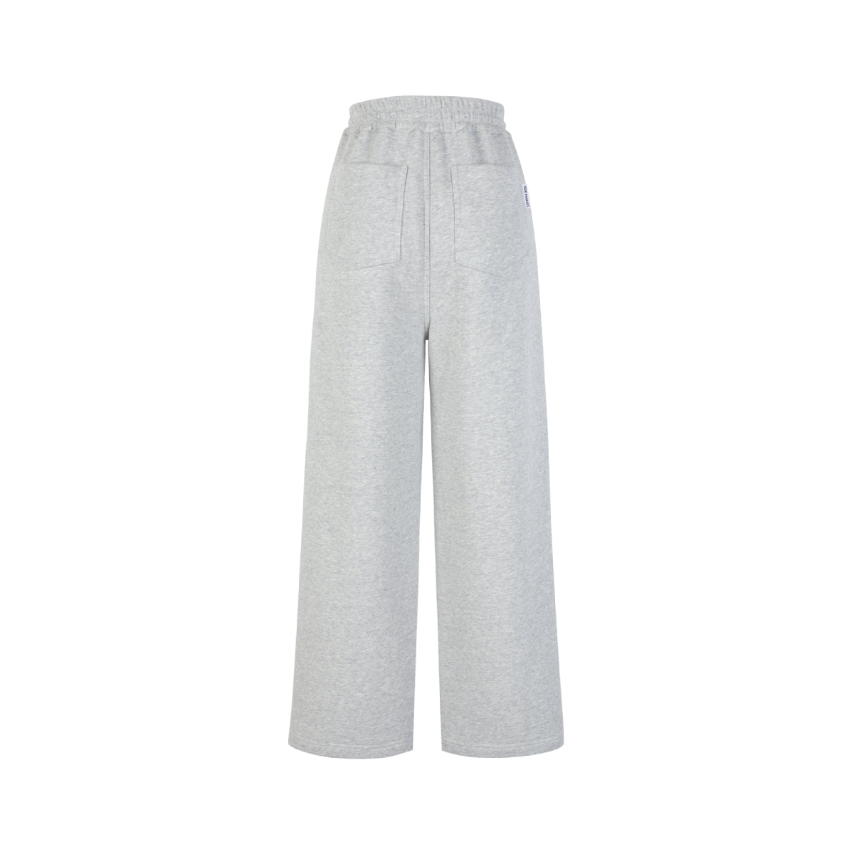 13DE MARZO Bear Laced Wide-Leg Casual Pants Gray