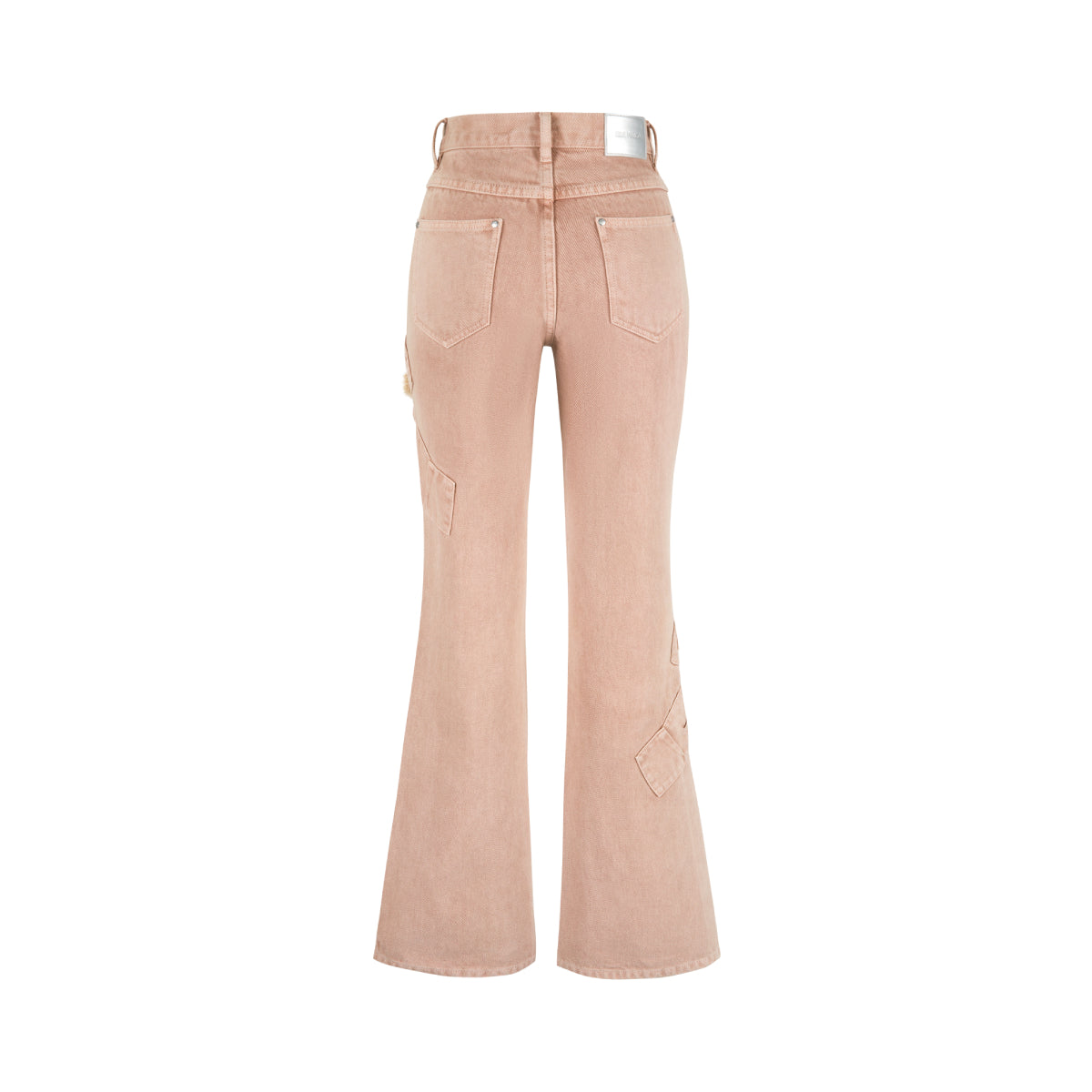 13DE MARZO Doozoo Denim Bow Jeans Pink