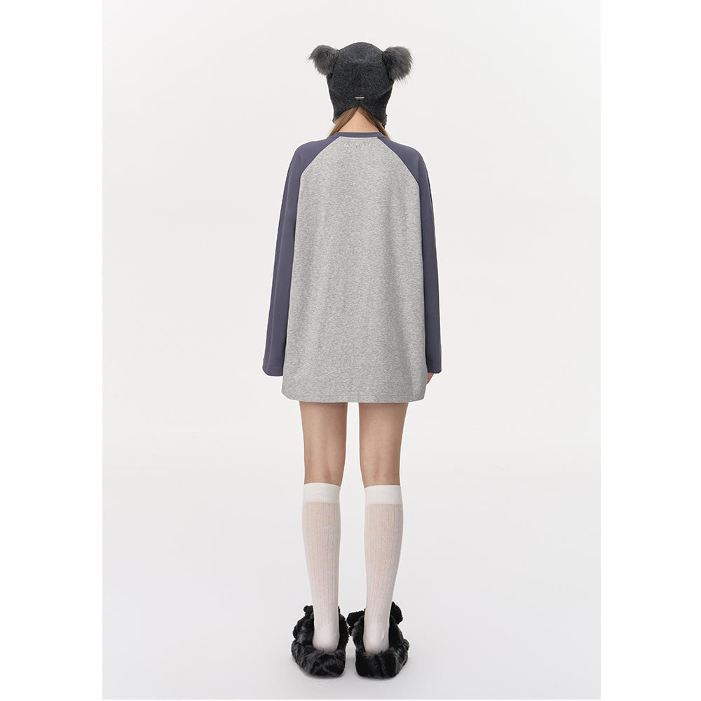 13DE MARZO Ear Bear Knit Beanie Dark Gray