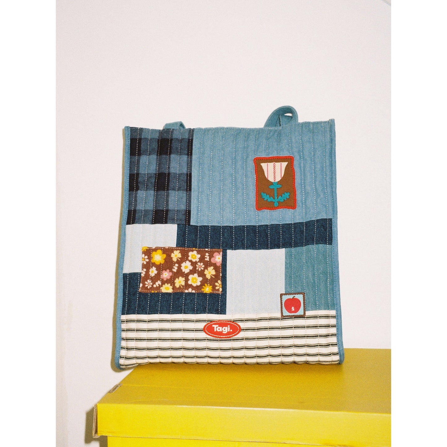 Tagi. Imagine Patchwork Put-Put Denim Shoulder Bag