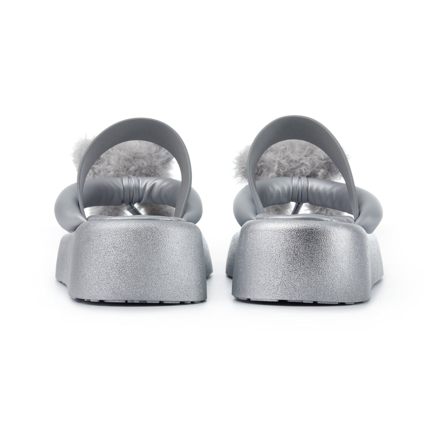 13DE MARZO Doozoo Flip Flops Silver