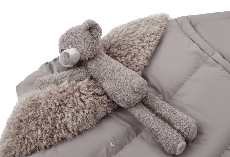 13DE MARZO Doozoo Detachable Short Down Jacket Grey