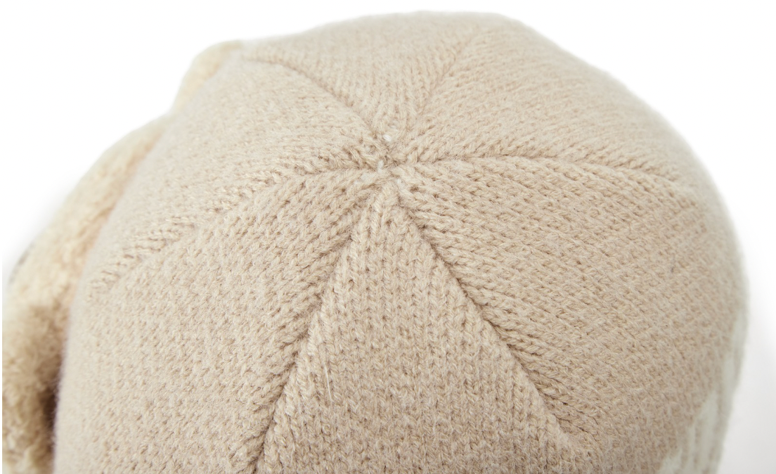 13DE MARZO Doozoo 3D Bear Beanie Almond