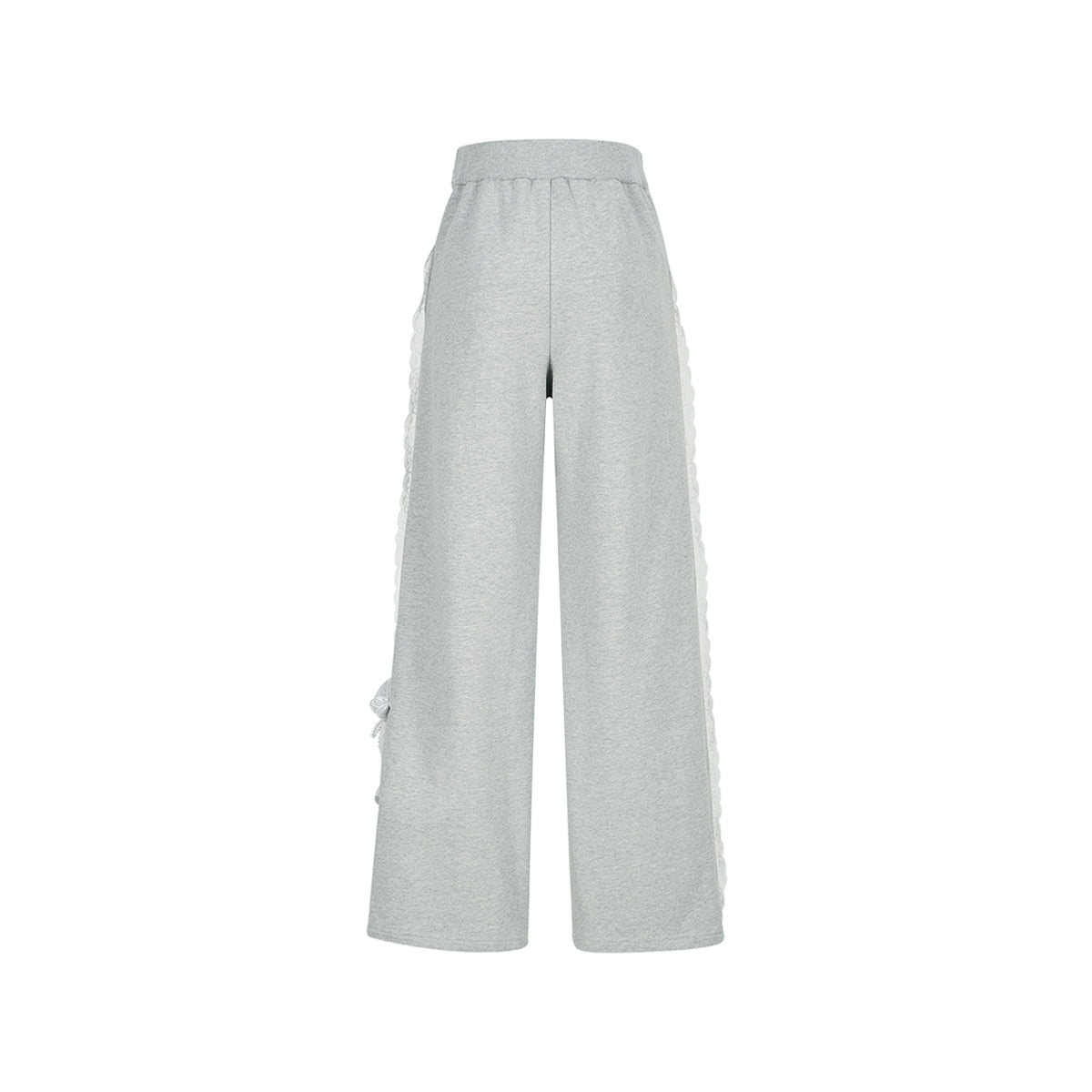 13DE MARZO Bear Stripe Lacy Pants Grey