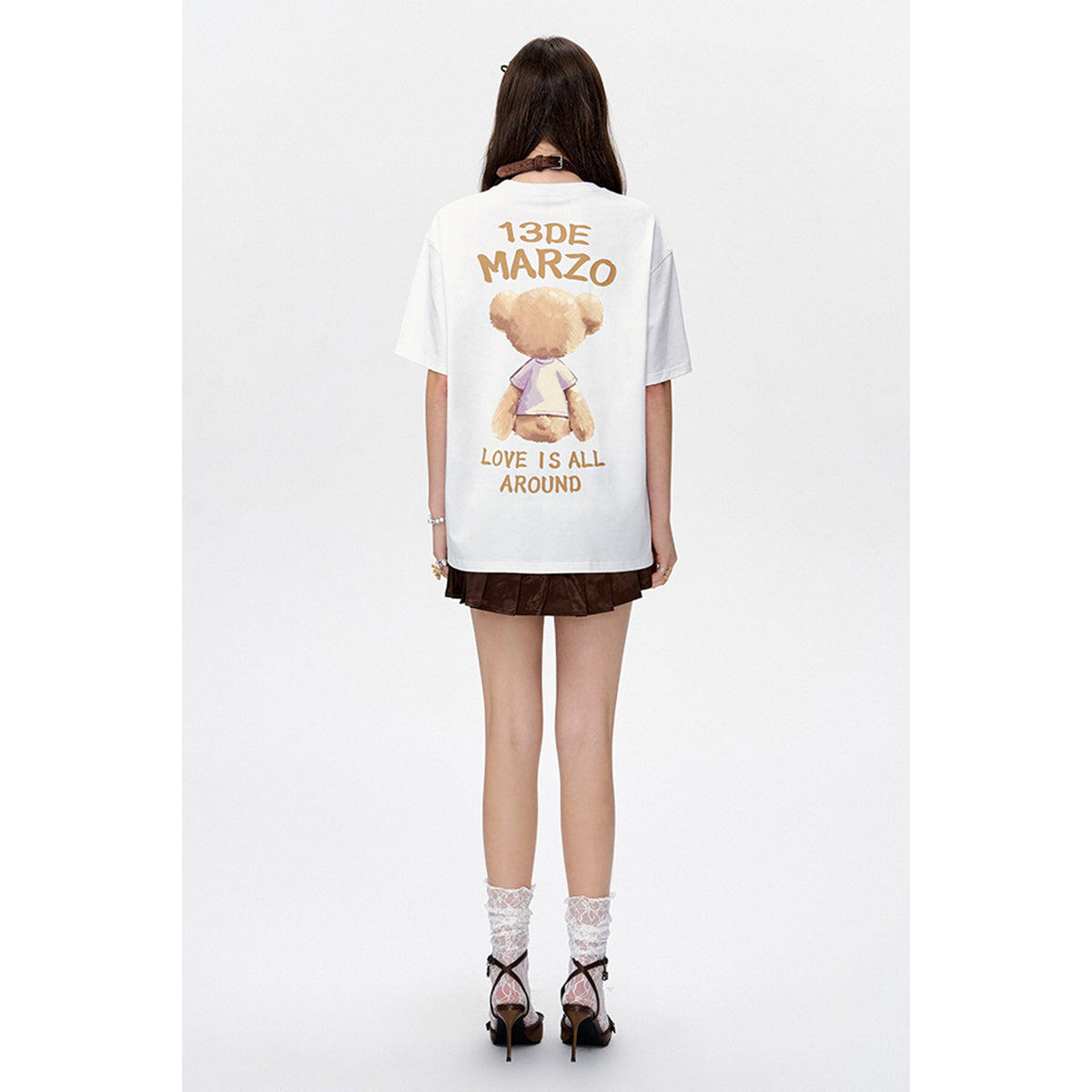 13DE MARZO Painting Pocket T-Shirt White