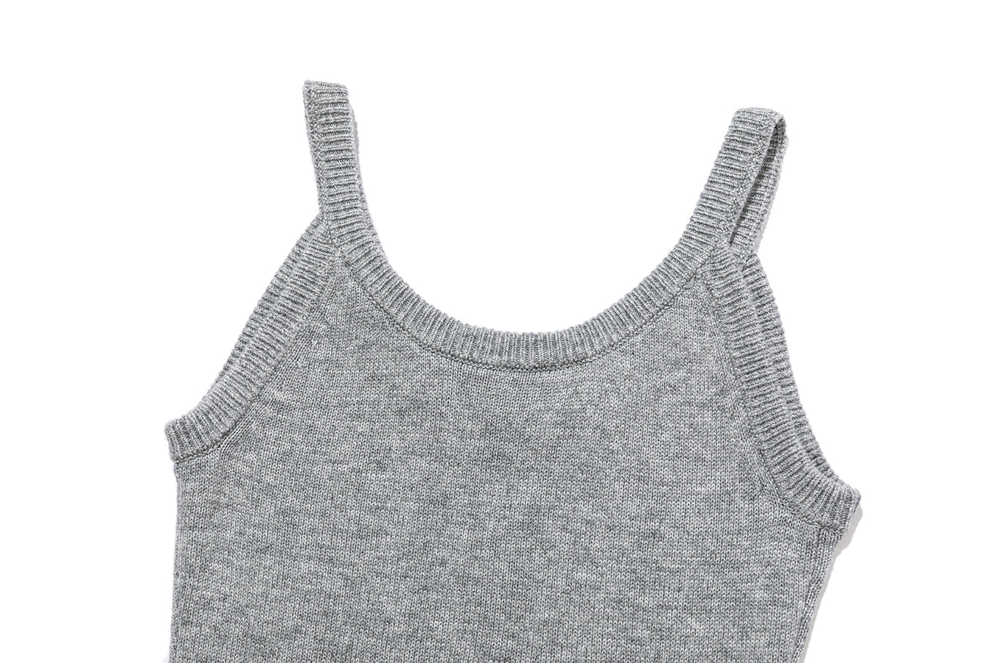 13DE MARZO Bow Bear Knit Cardigan Vest Grey