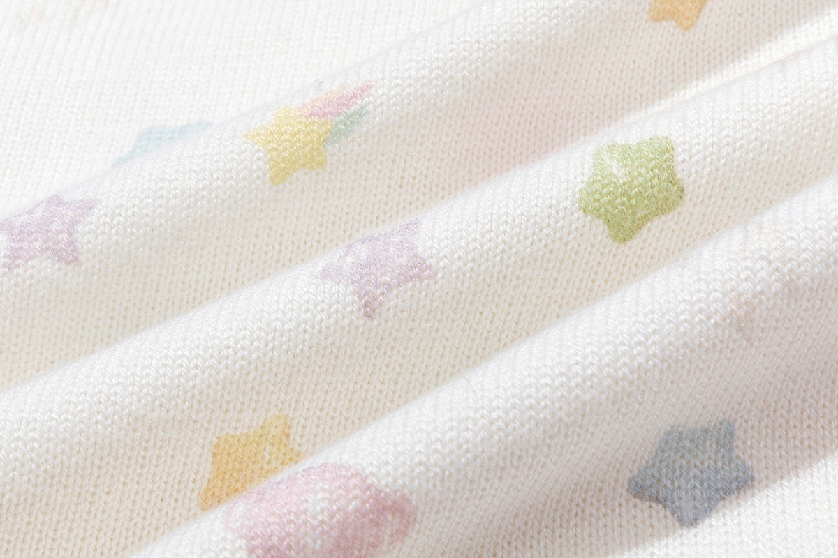 13DE MARZO All-Over Star Knit Cardigan