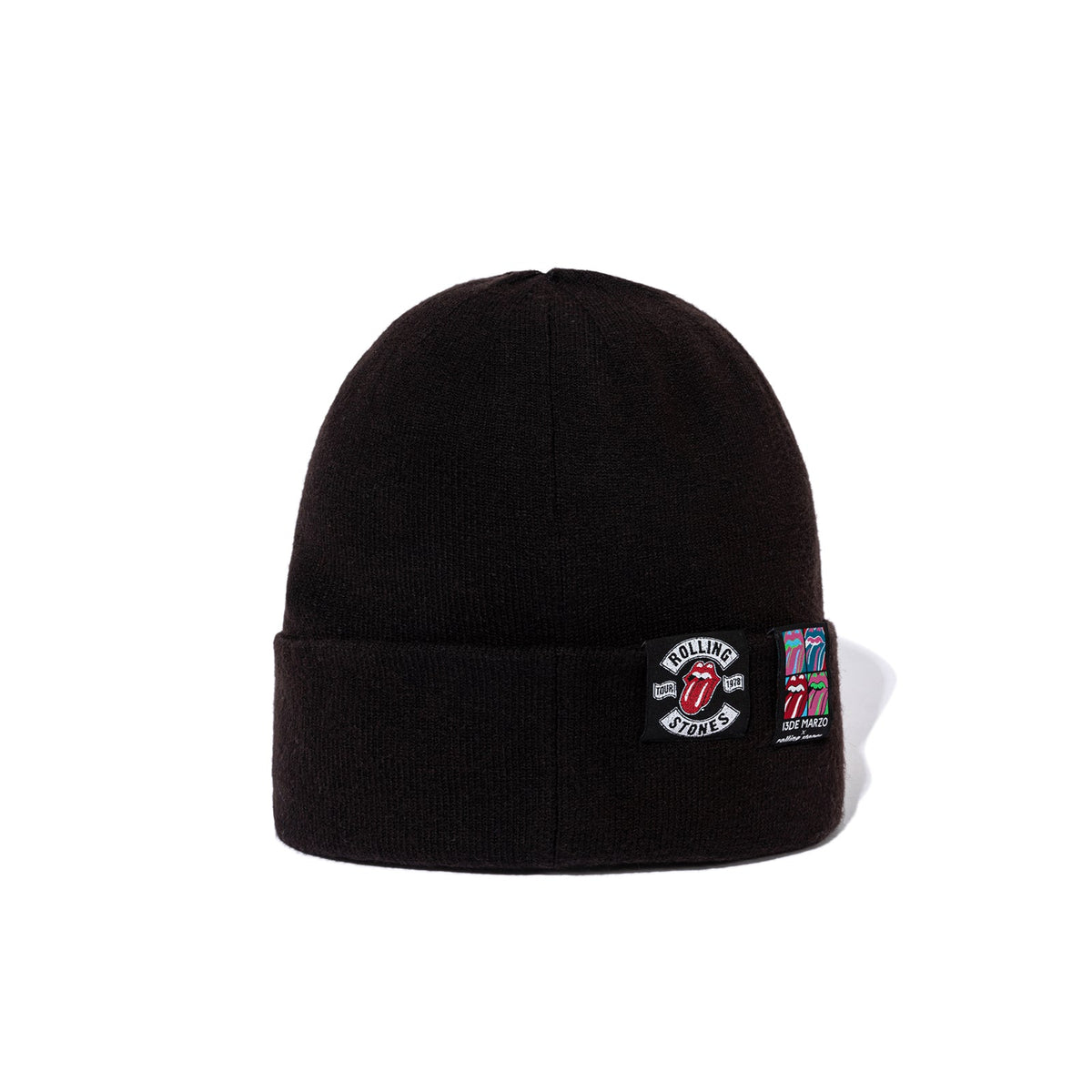 13DE MARZO Rolling Stones Tongue Bear Beanie Black