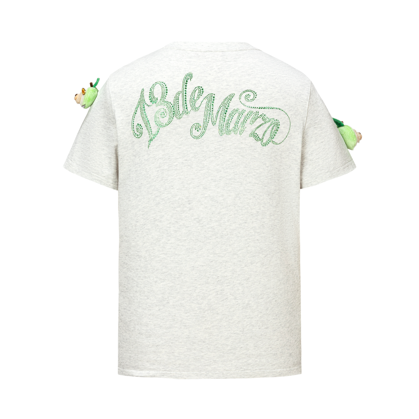 13DE MARZO x Chupa Chups Bear Print with Rhinestone T-shirt Grey