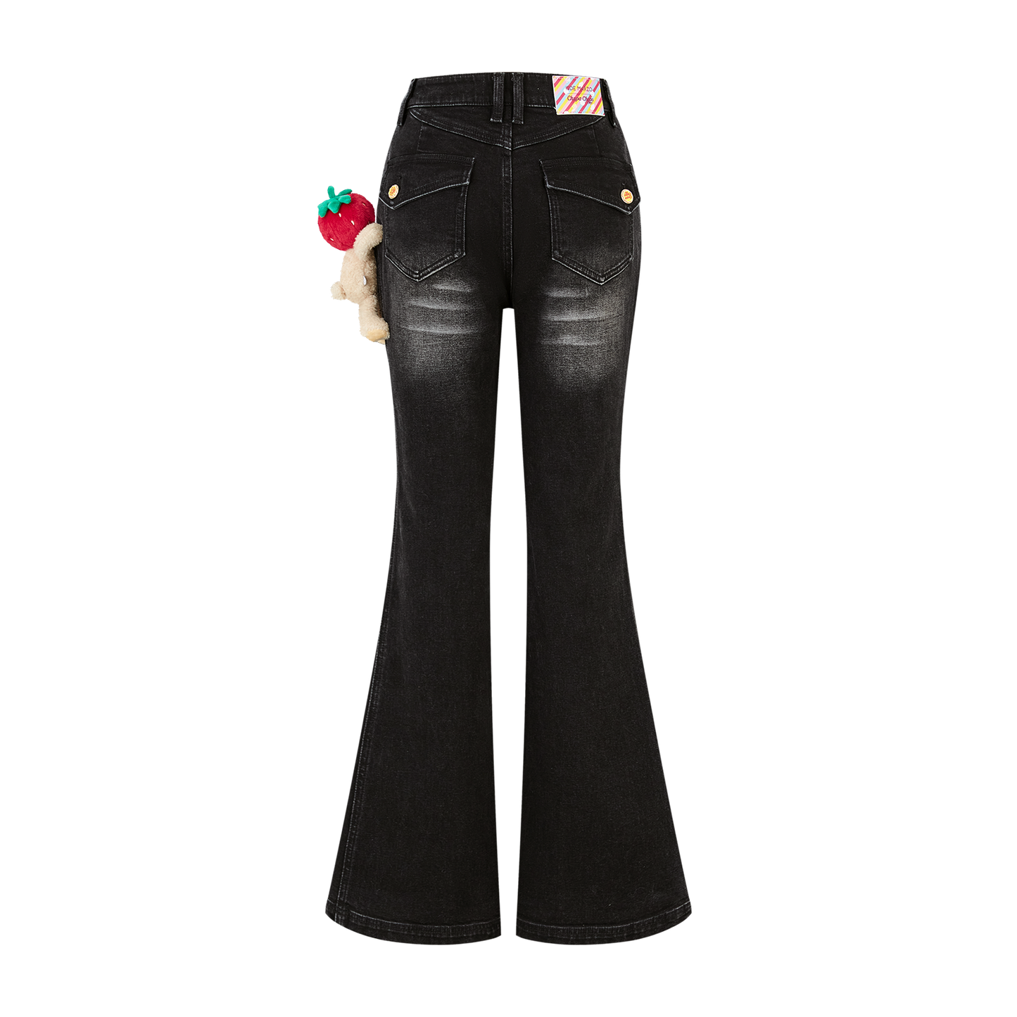 13DE MARZO x Chupa Chups Bear Slim-Fit Jeans Black