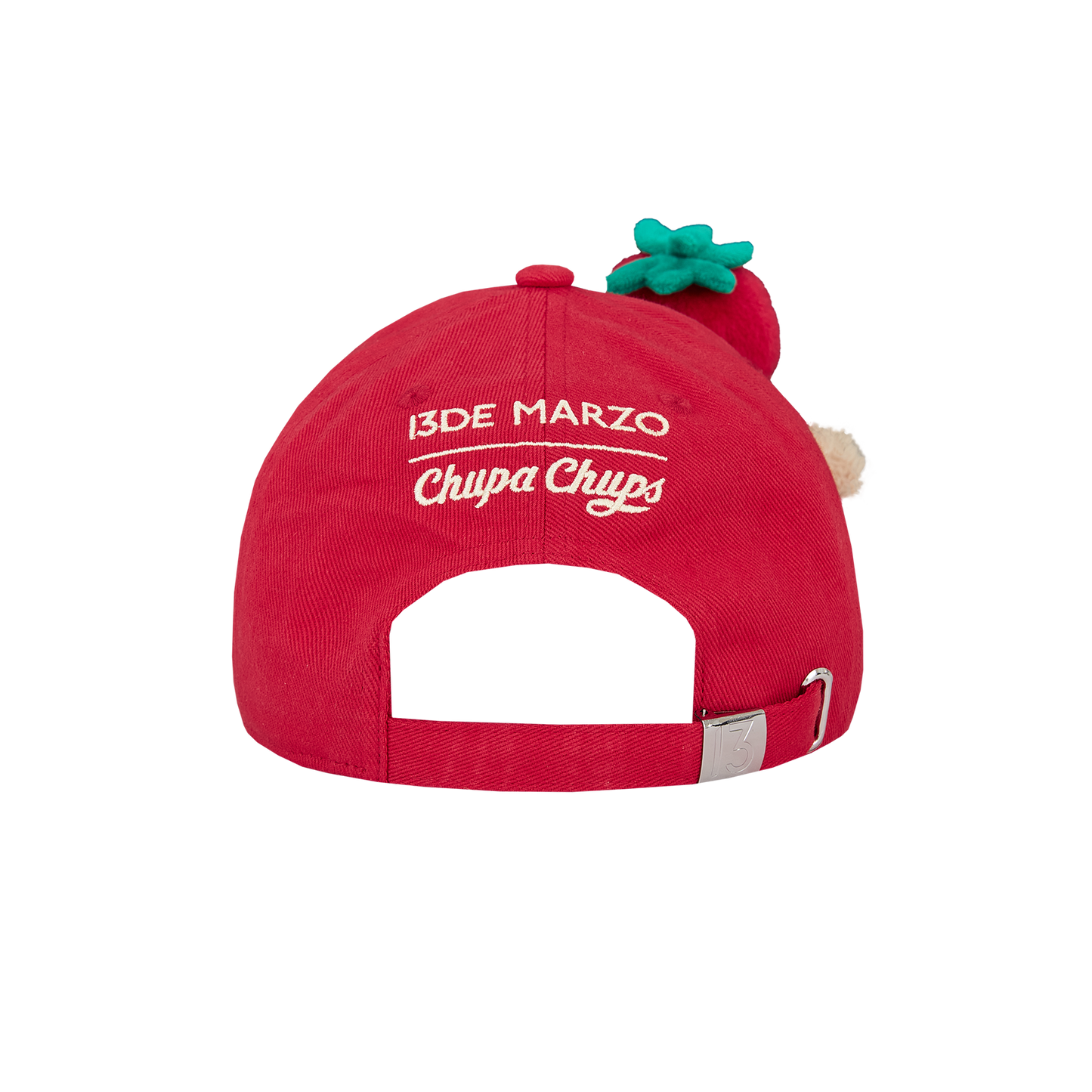 13DE MARZO x Chupa Chups Lollipop Bear Baseball Cap Red
