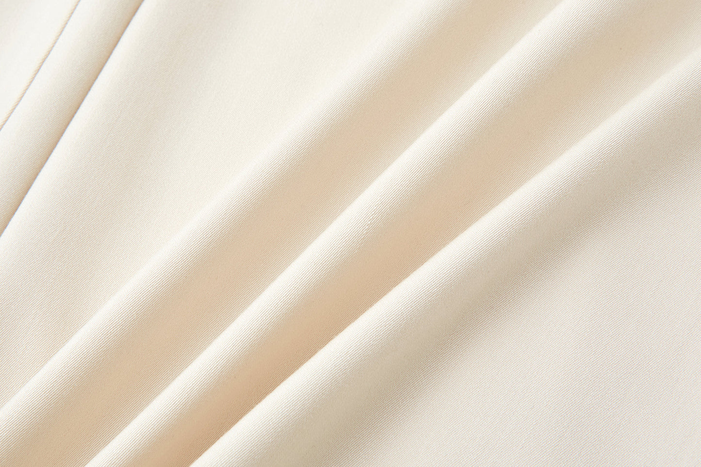 13DE MARZO Double-Layer Shirt Hem Trousers Beige