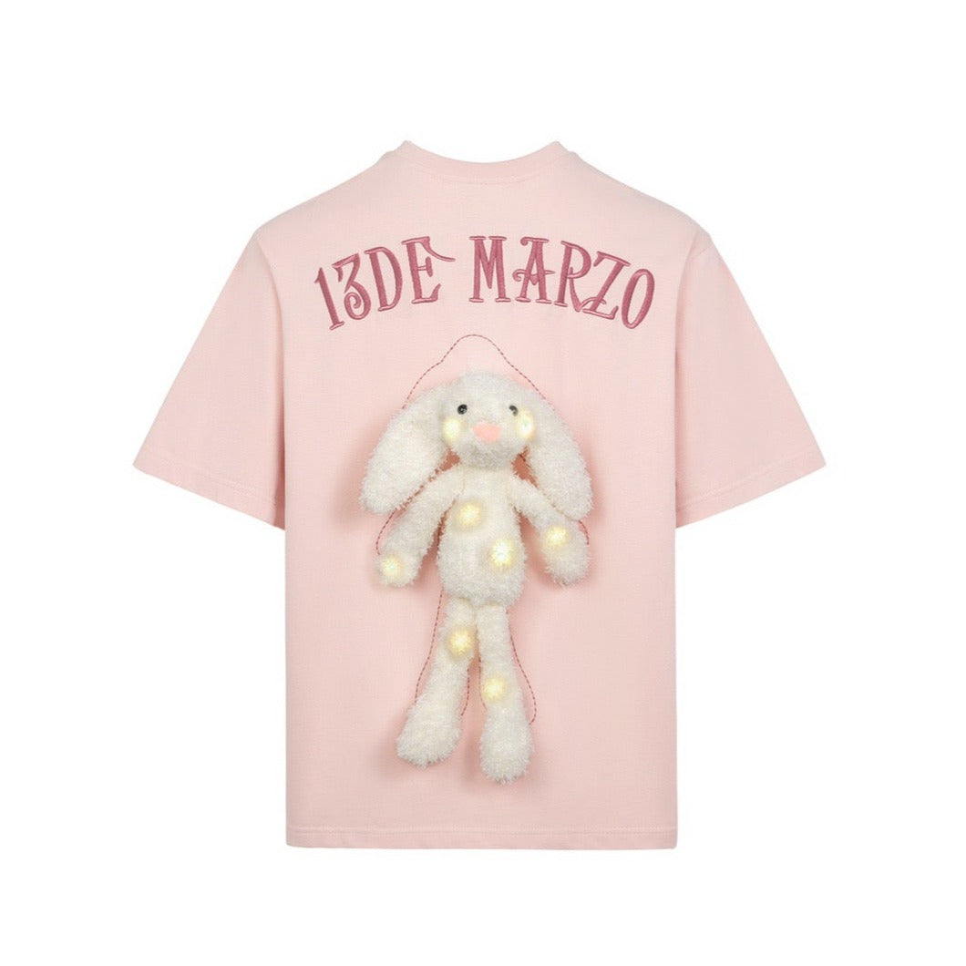 13DE MARZO Doozoo Original Luminous T-shirt Veiled Rose