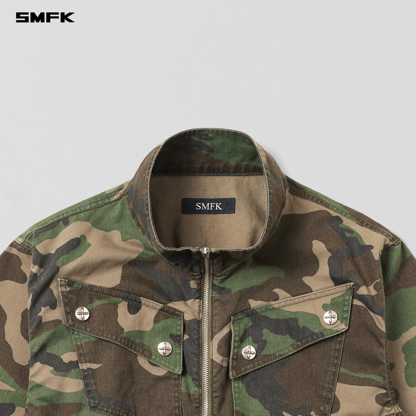 SMFK Mirage Cargo Sp Jacket Cotton Army Green Camouflage