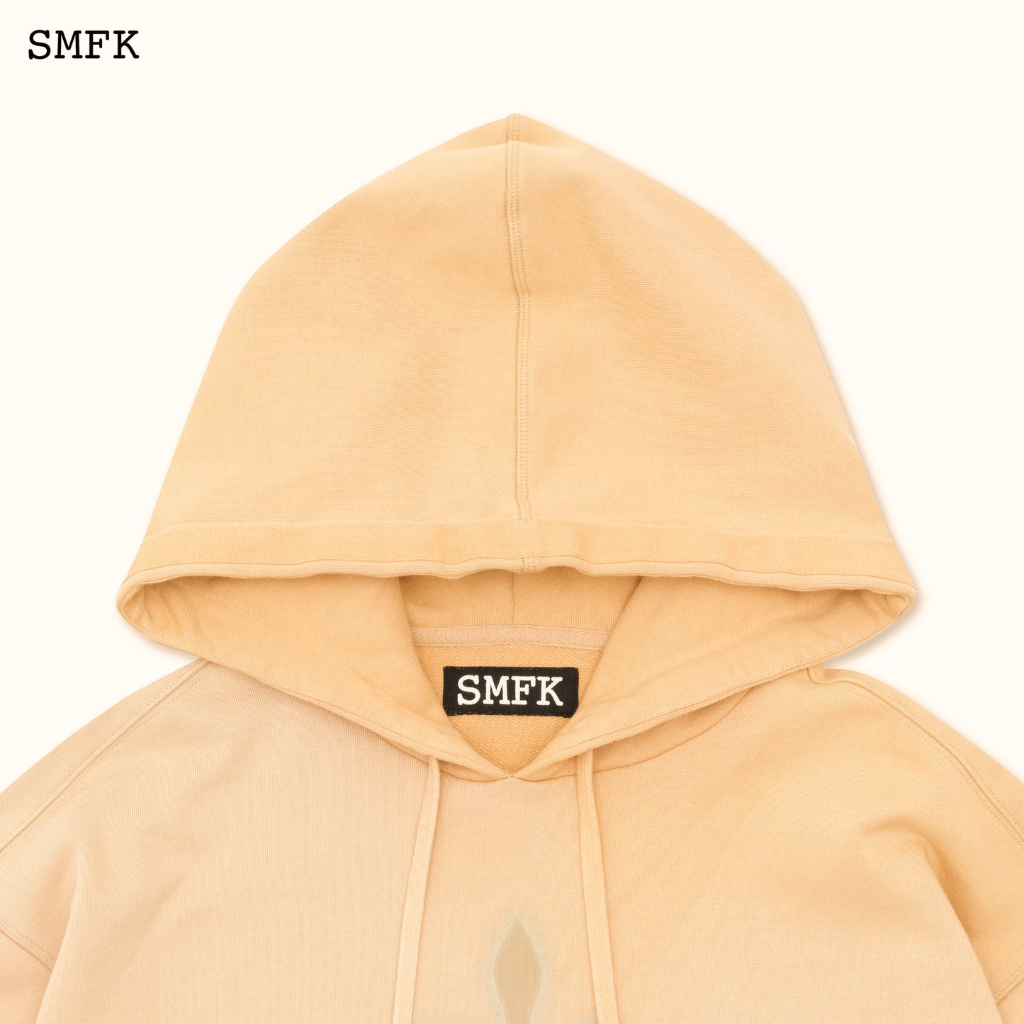 SMFK Compass Classic Cross Camping Hoodie In Wheat