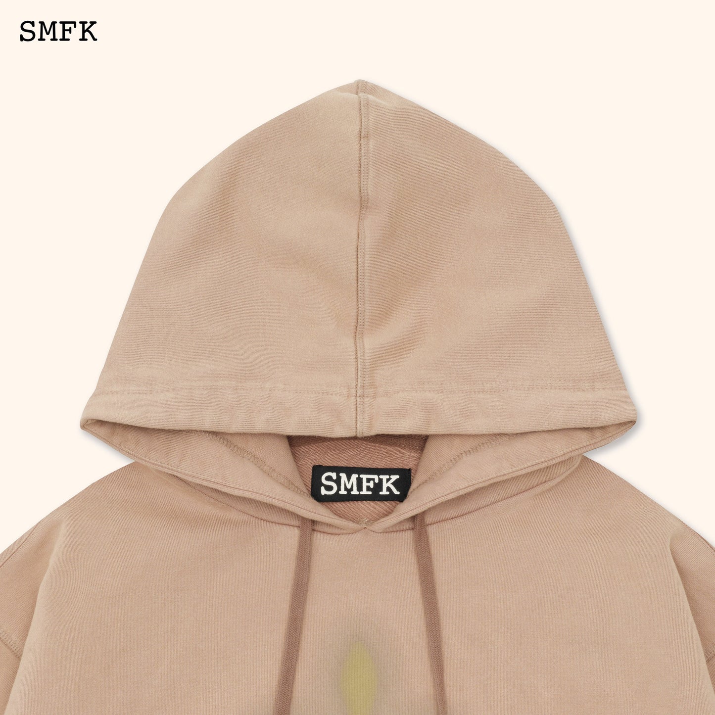 SMFK Compass Classic Cross Graffiti Latte Hoodie