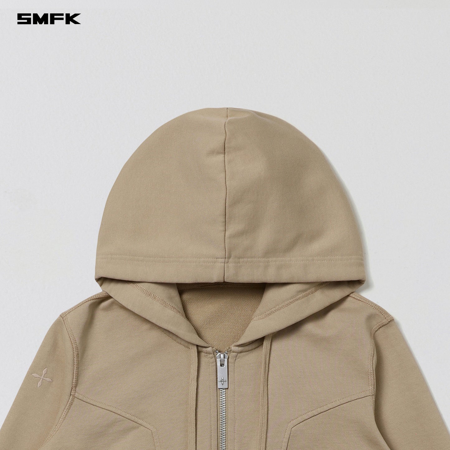SMFK Permanent Slim Short Hoodie Cotton Wool Fresh Skin