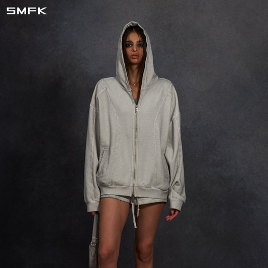 SMFK Myth Aeolus Evolve Massive Hood Jacket Cold Dye U Cloud Grey