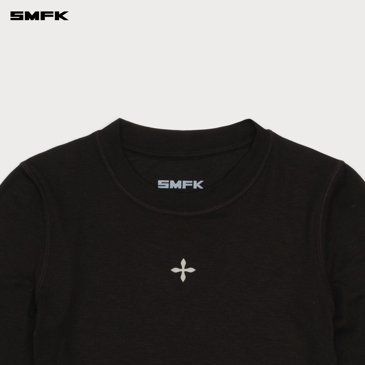 SMFK FUTURE Gene Technology Acetate Sports Top Black