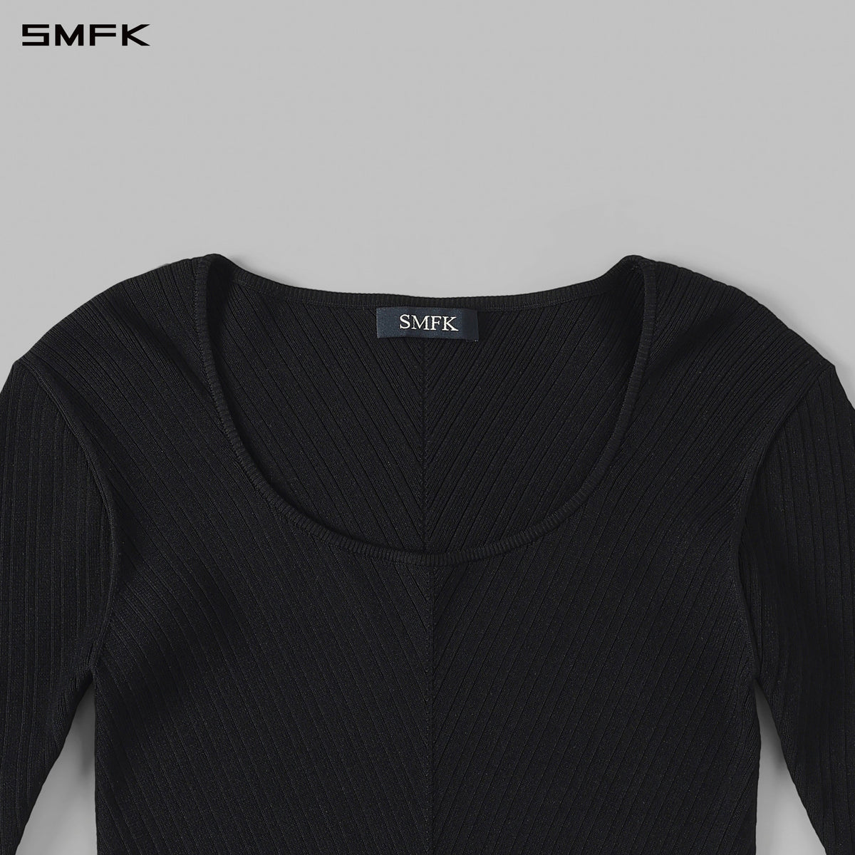 SMFK Myth Seer Knit Pullover Silk+Lenzing Tencel+Cotton Wild Black