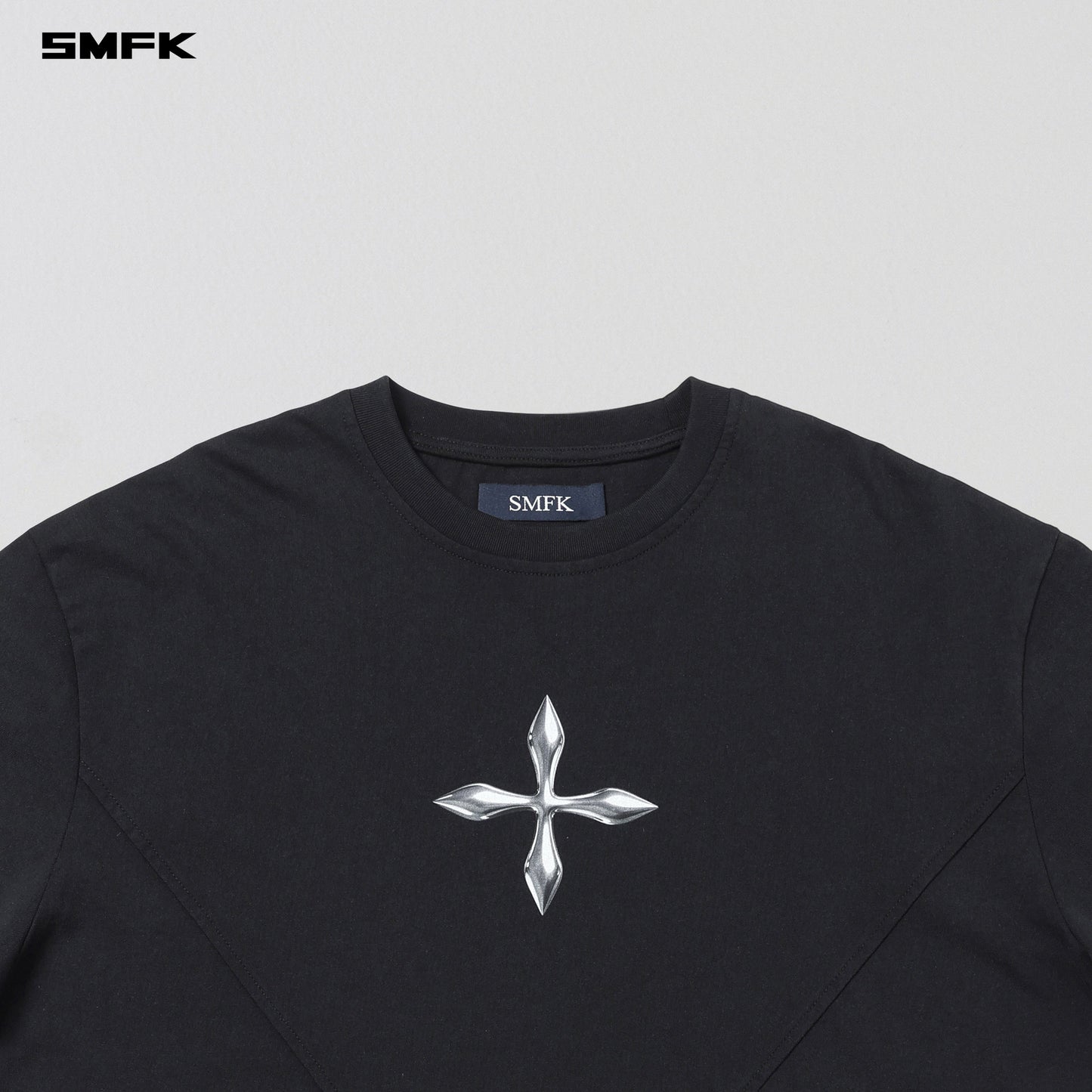 SMFK Future Reflection Loose Tee Cotton Wild Black
