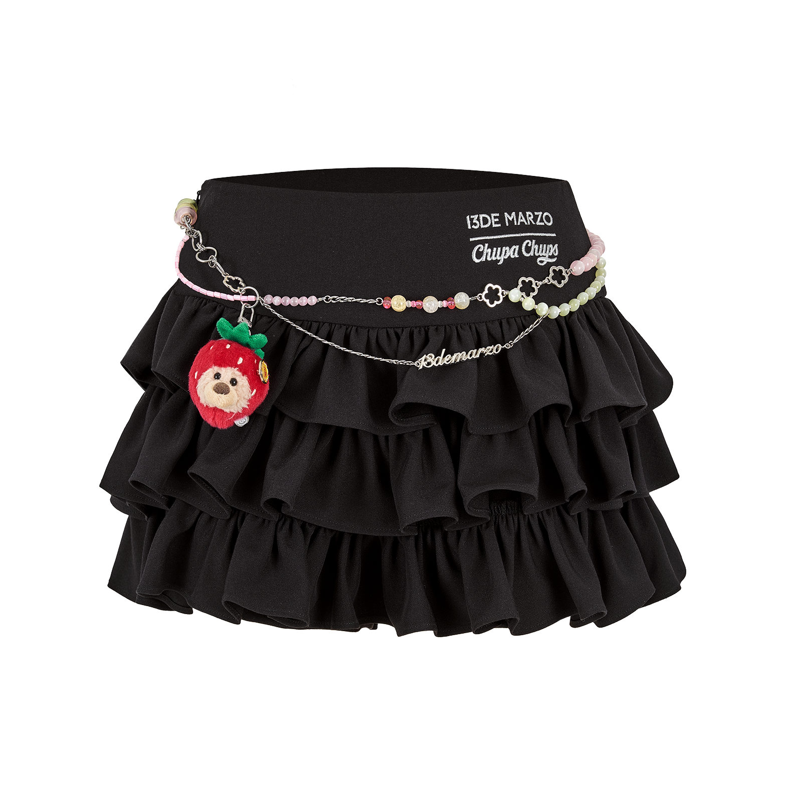 13DE MARZO x Chupa Chups Layered Tulle Skirt Black – Fixxshop