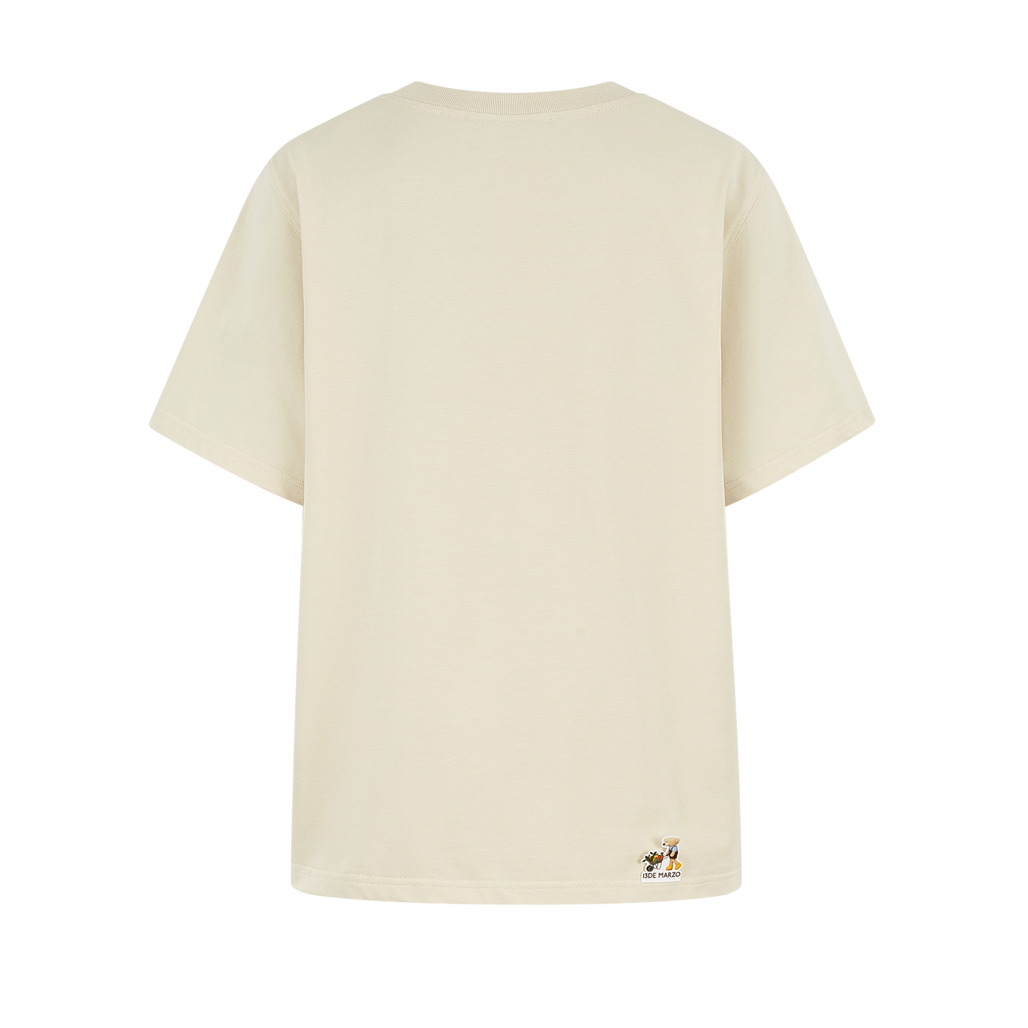 13DE MARZO Valley Pumpkin Print T-shirt Almond