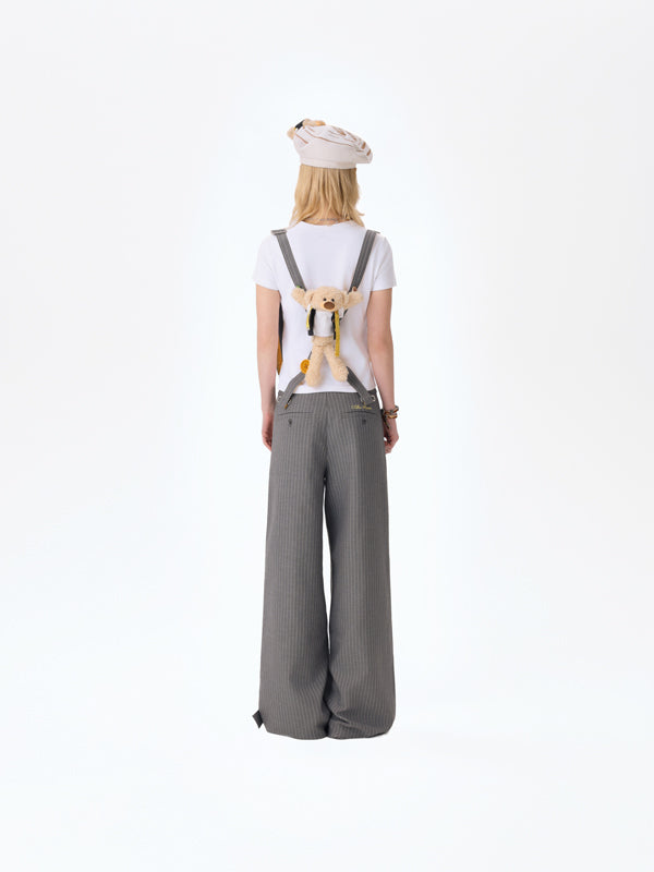 13DE MARZO Tailor Bear Ruler Overall Grey