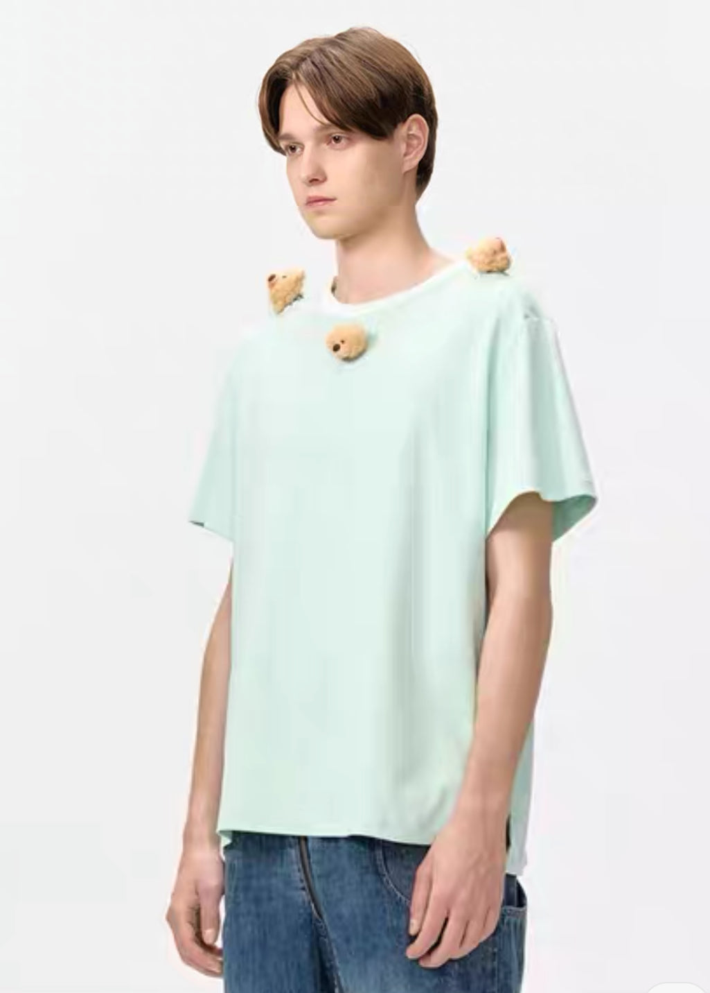 13DE MARZO Doozoo Logo Round Neck T-Shirt Green