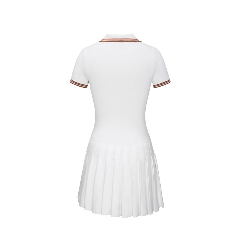 13DE MARZO Marzo Tennis Dress White