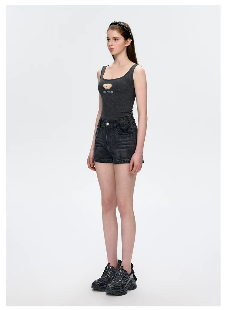 13DE MARZO Bear Arch Reflect Sneaker Black