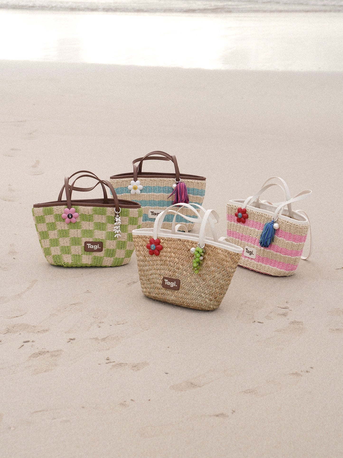 Tagi Blooming Woven Bag Seasalt