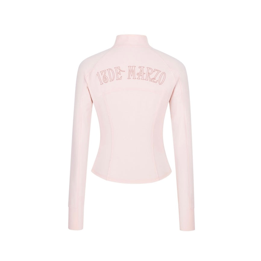 13DE MARZO Sunburnt Bear Sun Protection Slim Jacket Pink