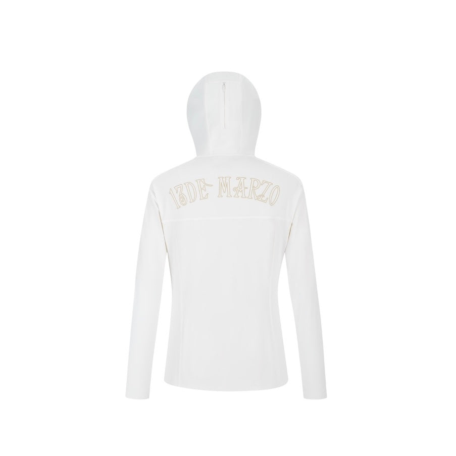 13DE MARZO Sun Protection Jacket White