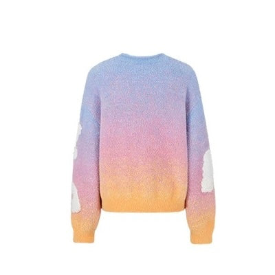 13DE MARZO Float Cloud Balloon Knit Sweater Pink