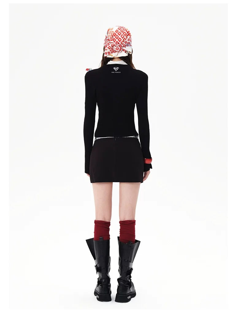 13DE MARZO x Superman Bear Top Black