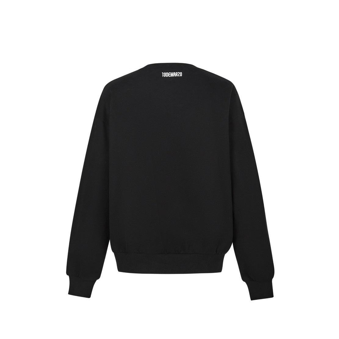 13DE MARZO Bear Analysis Sweater Black