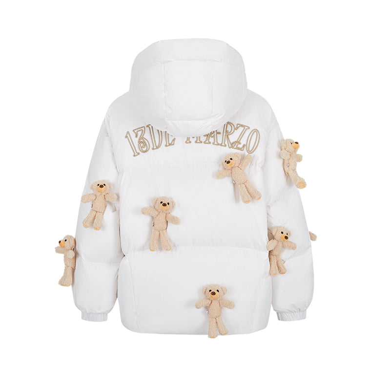 13DE MARZO Doozoo Full Down Jacket White