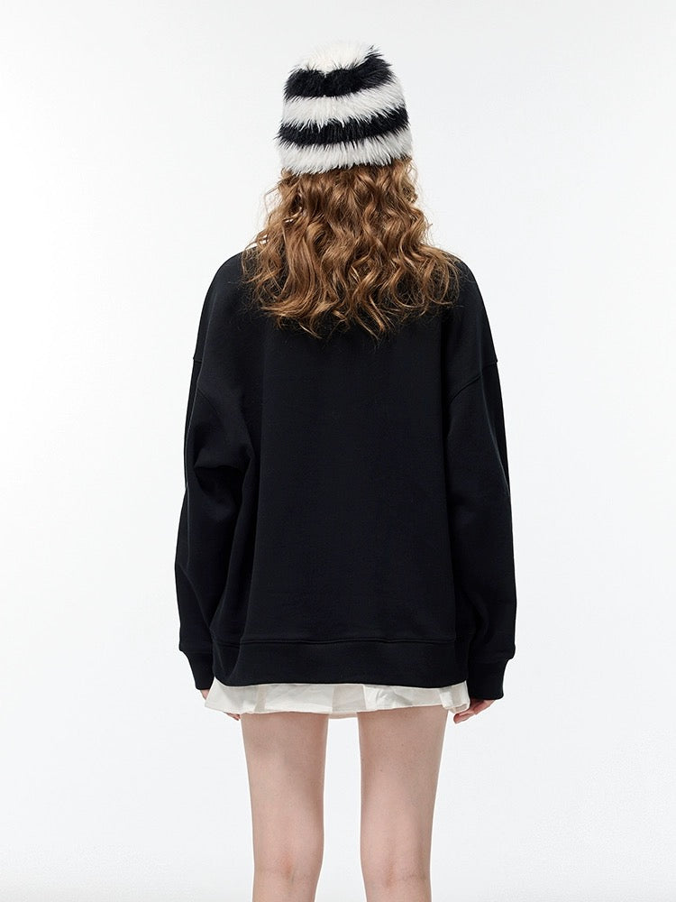 Alexia Sandra Balloon Logo Bunny Sweater Black