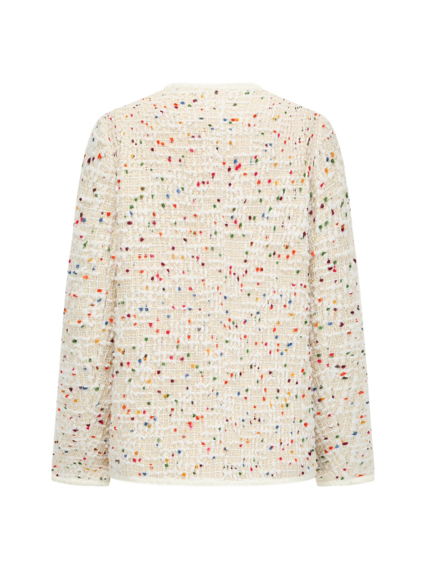 Alexia Sandra Rainbow Sprinkle Dots Tweed Jacket