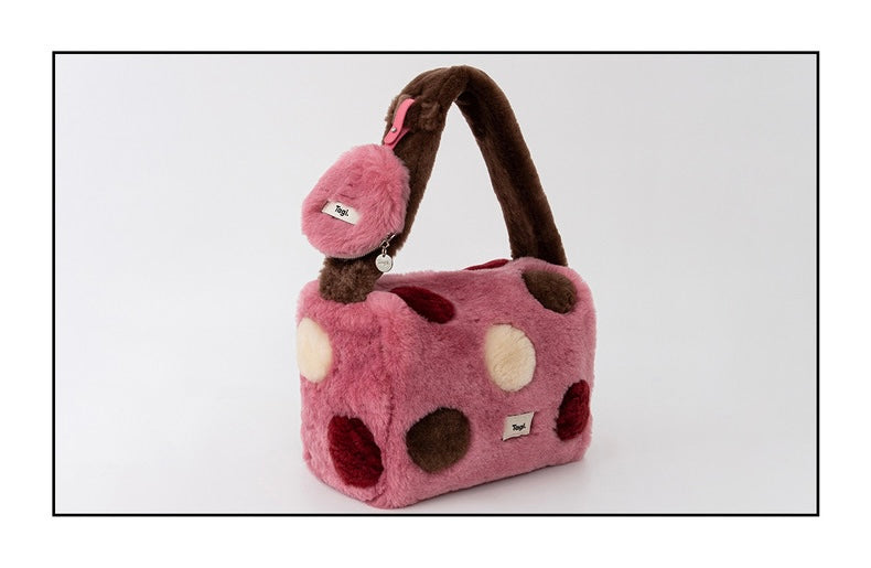 Tagi Square Omelet Bag Berry Dots