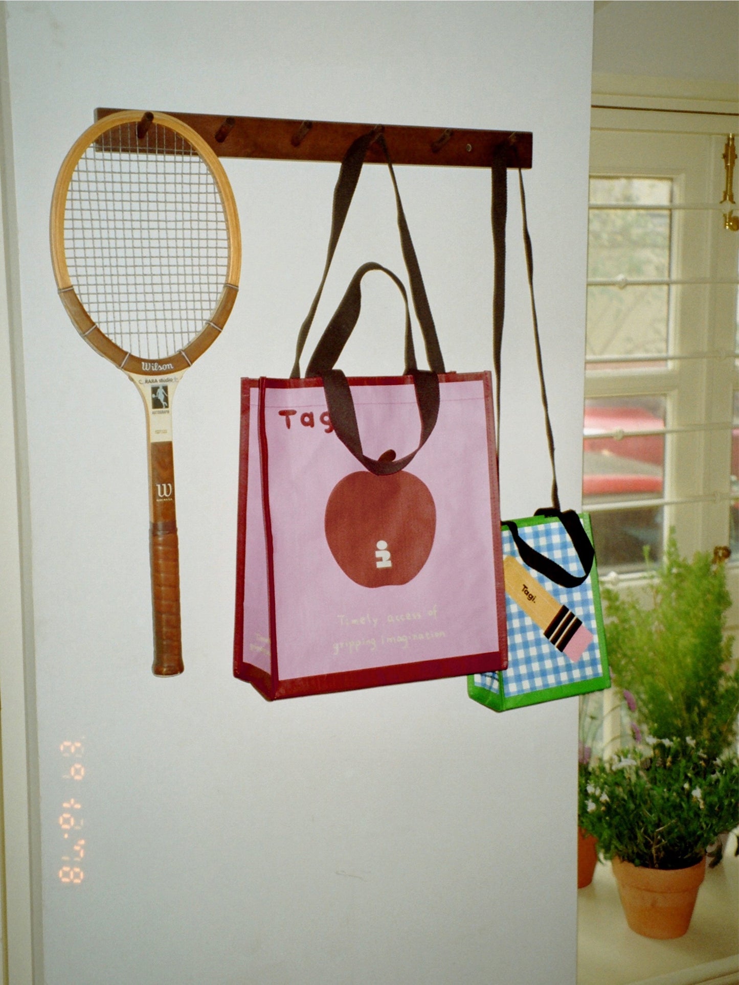 Tagi Imagine Woven Shopping Bag Seasalt Pencils