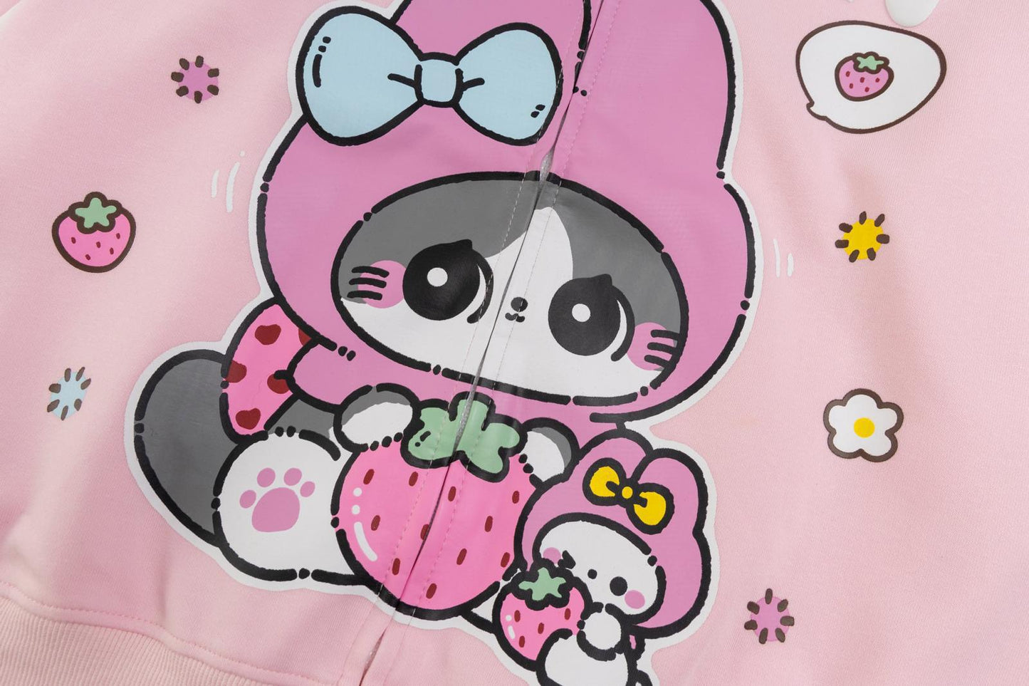 ✦FX✦ Cutie Kitten Fun Design Zip Hoodie