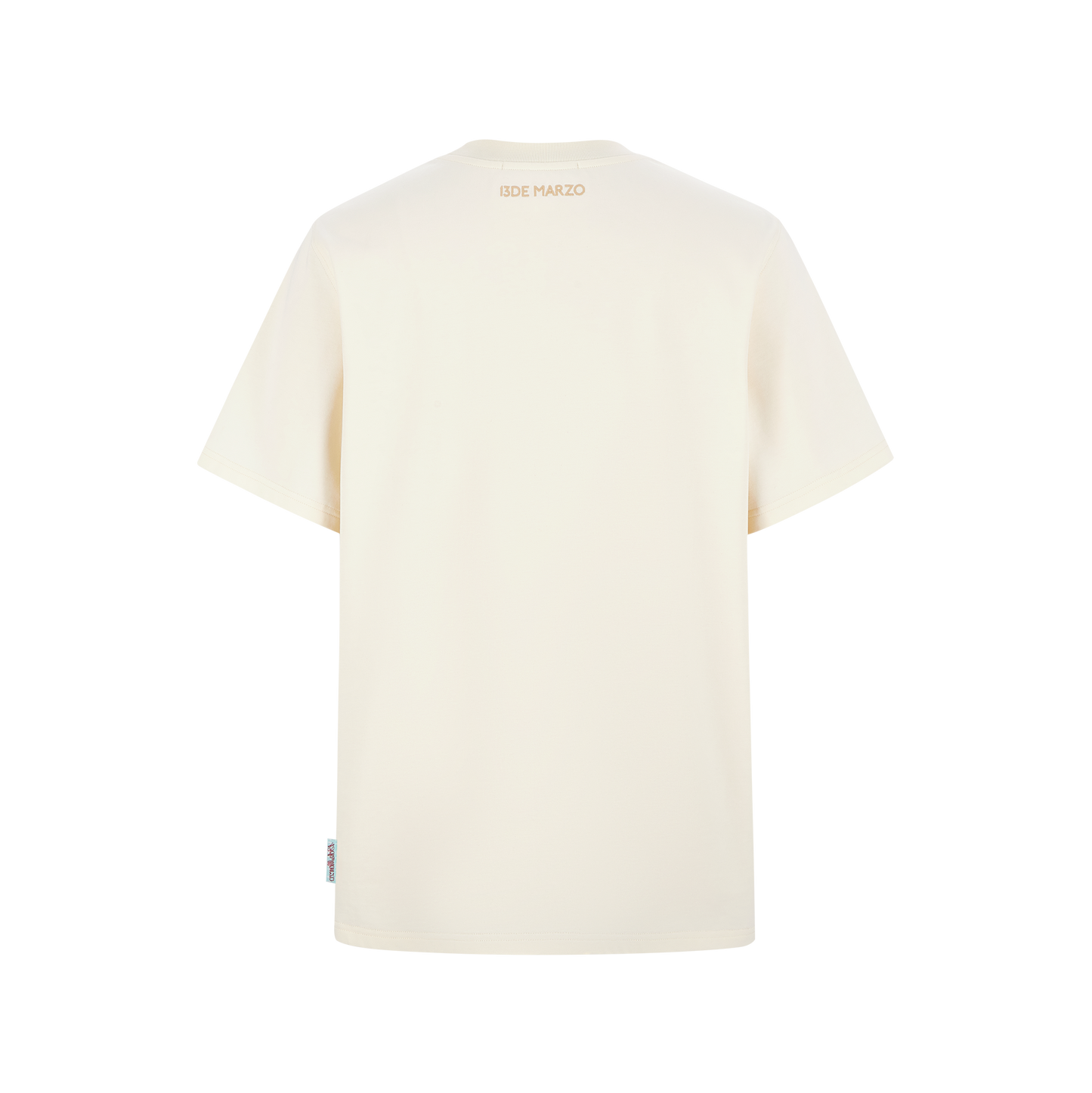 13DE MARZO Skipping Bear T-Shirt Beige