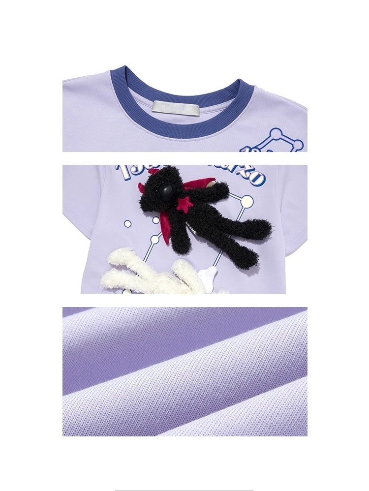 13DE MARZO Constellation Series T-shirt Gemini