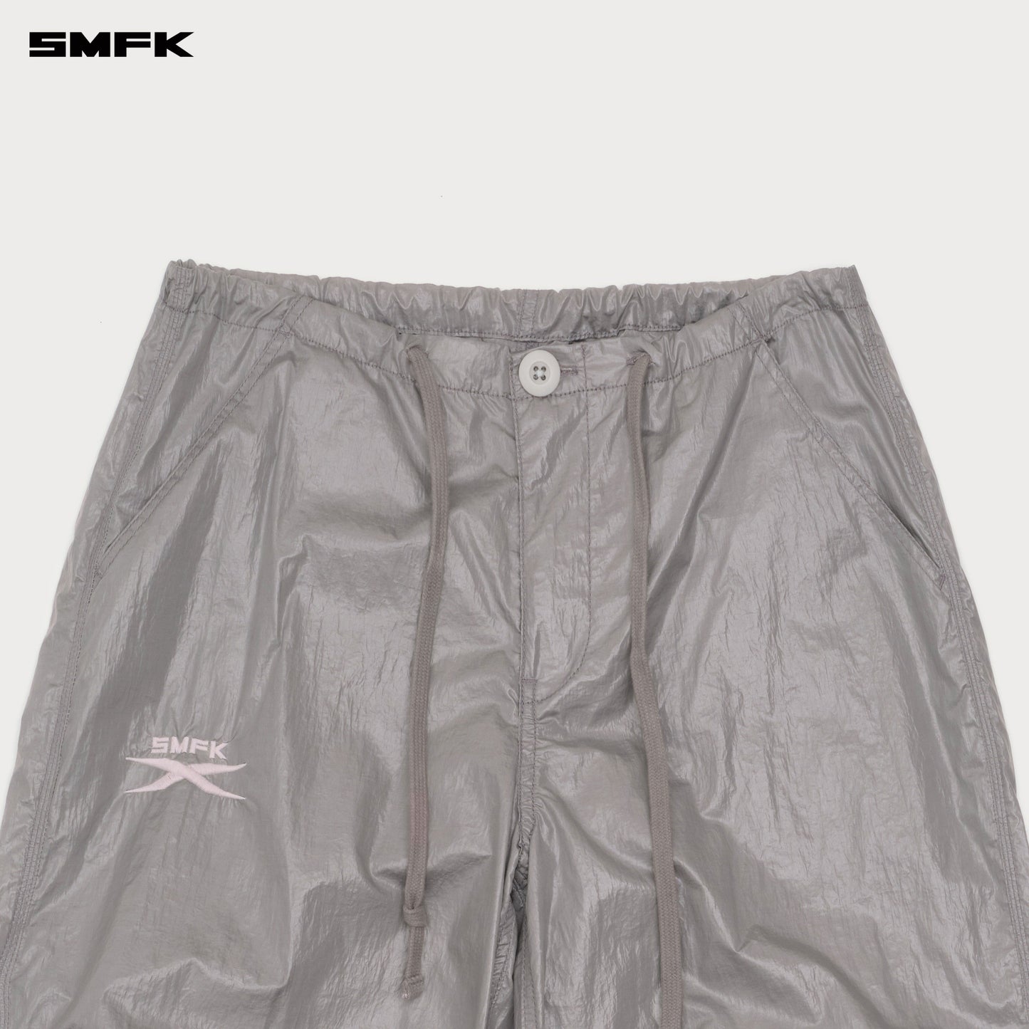SMFK FUTURE Mirage Interstellar Tech Wide Leg Pants Gray