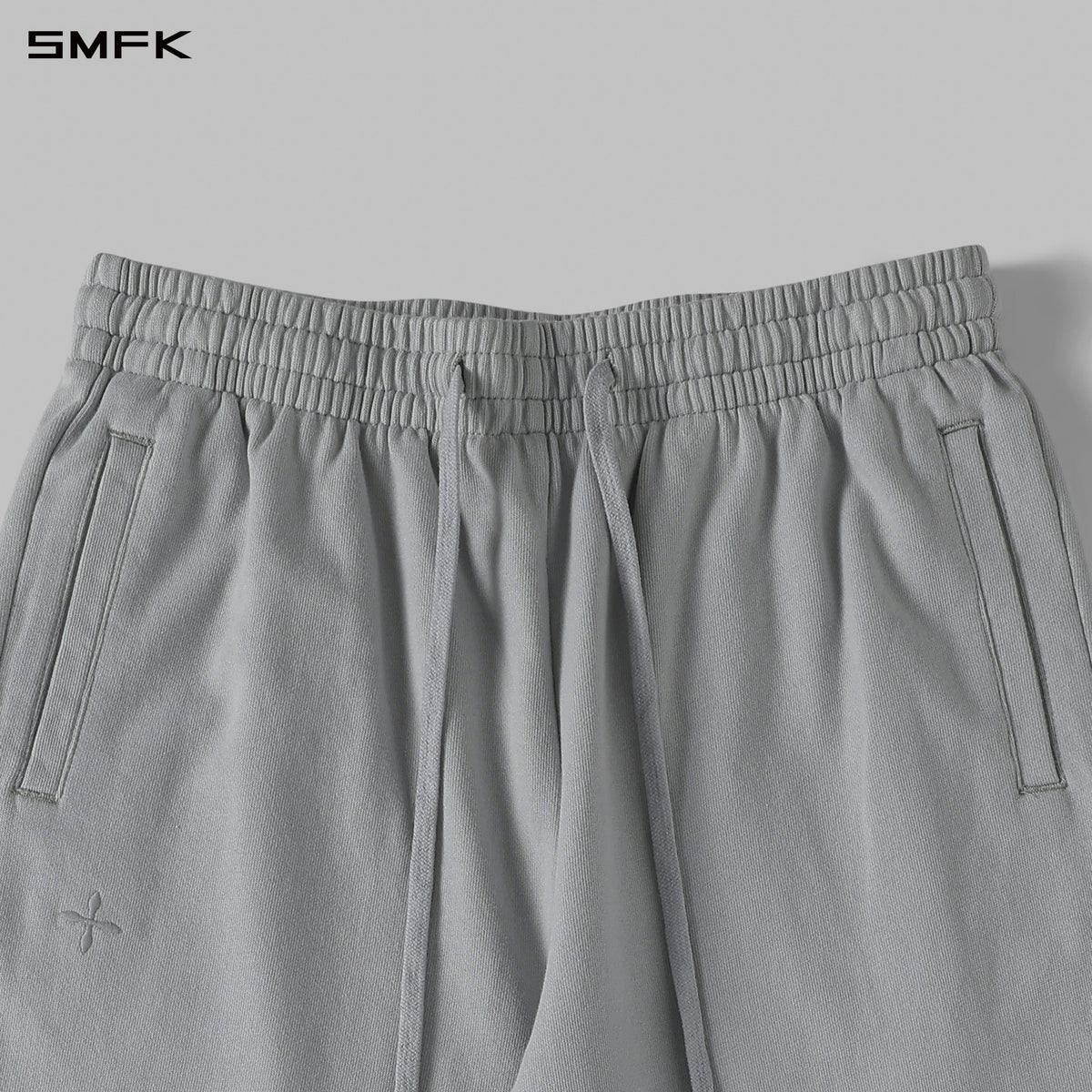 SMFK Permanent Slim Strt Sports Pants Cotton/W Glacier Grey