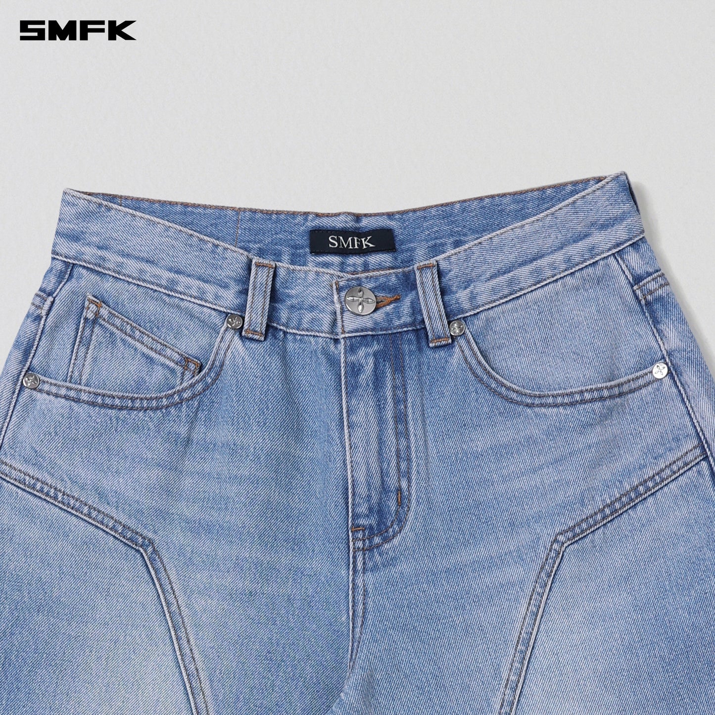 SMFK Wild Mirage Tower Denim Pants/Cotton Wild Blue