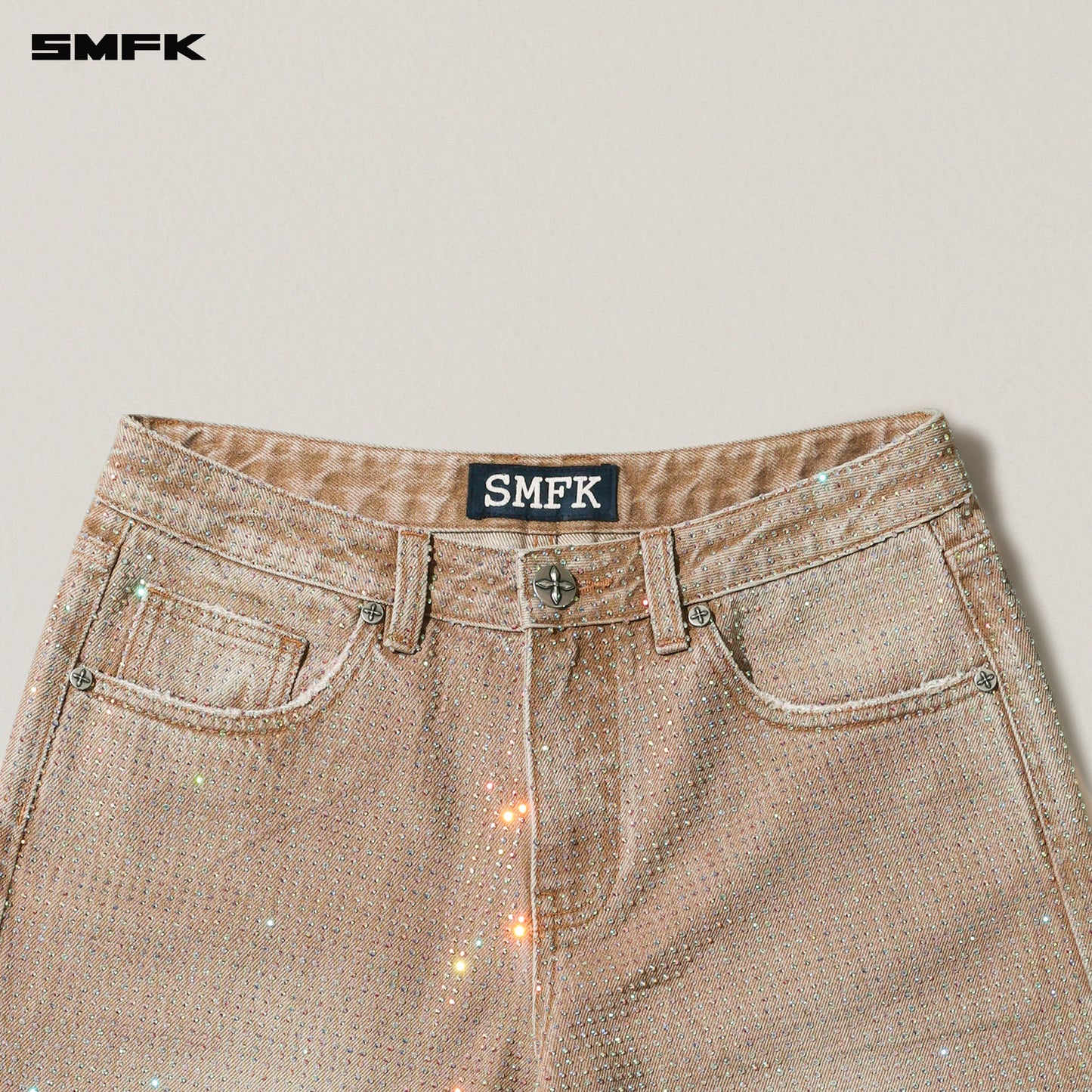 SMFK Rage Wild Diamond Tower Denim Pants Wild Diamond