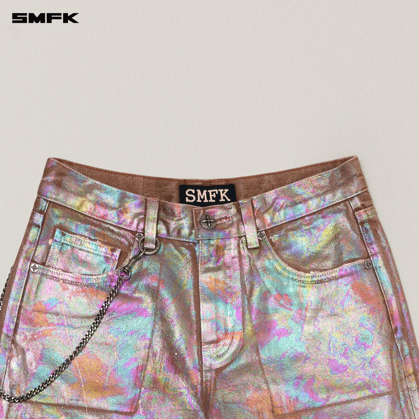 SMFK Rage Wild Fantasy Handcraft Tower Denim Pants Fantasy Land